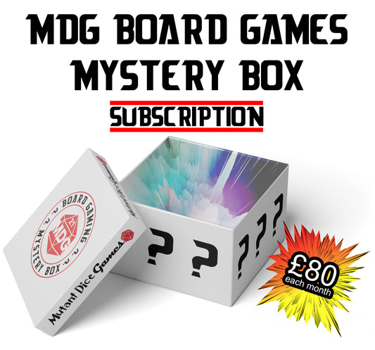 Subscribe to the Monthly MDG Board Games Mystery Box Today!