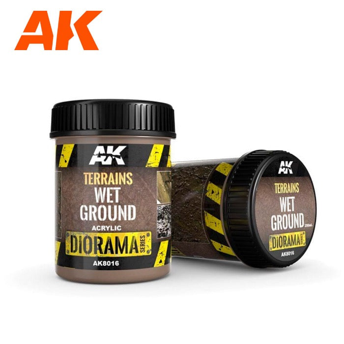 AK Interactive Terrain 250ml - Wet Ground