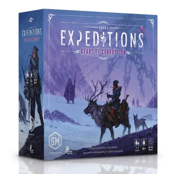 Expeditions: A Sequel to Scythe: Gears of Corruption expansion