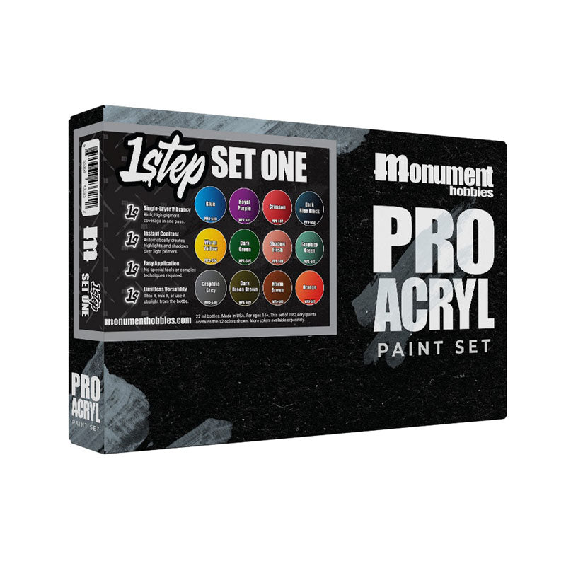 Pro Acryl 1-Step: Paint Set One - 22ml