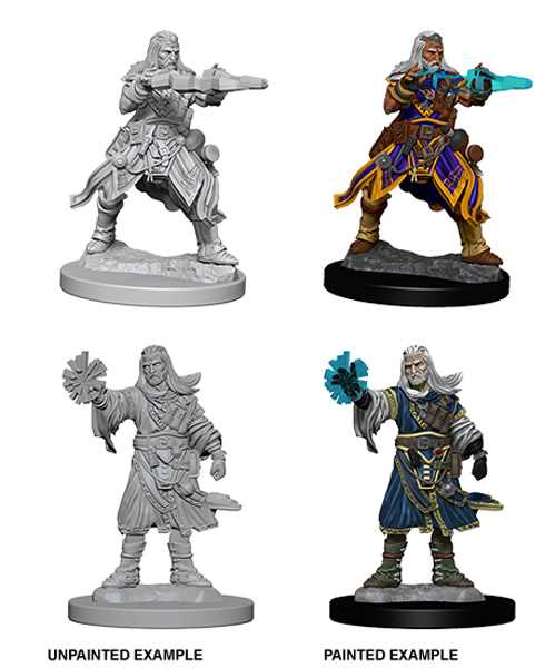 Male Human Wizard: Pathfinder Battles Deep Cuts Unpainted Miniatures (W1)