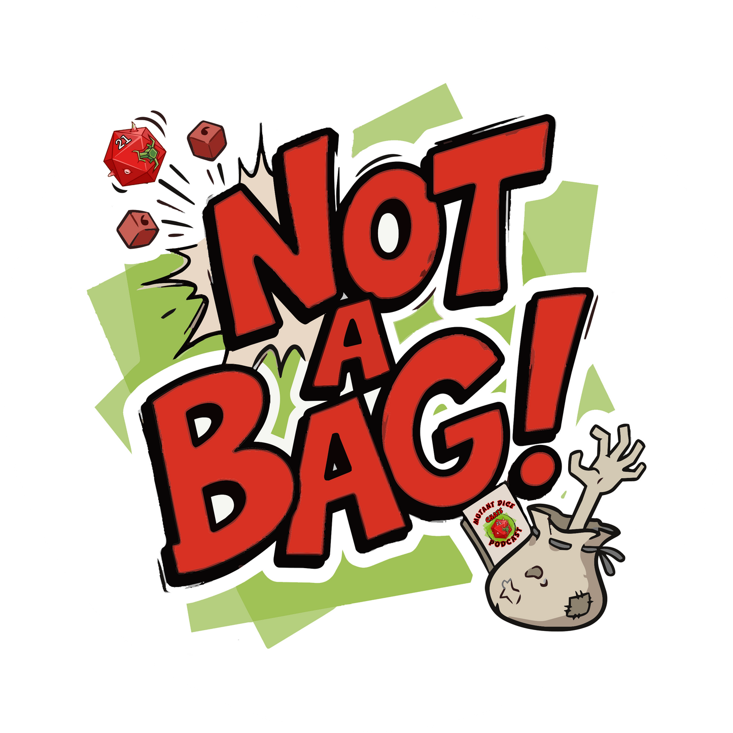 Not A Bag! Sticker