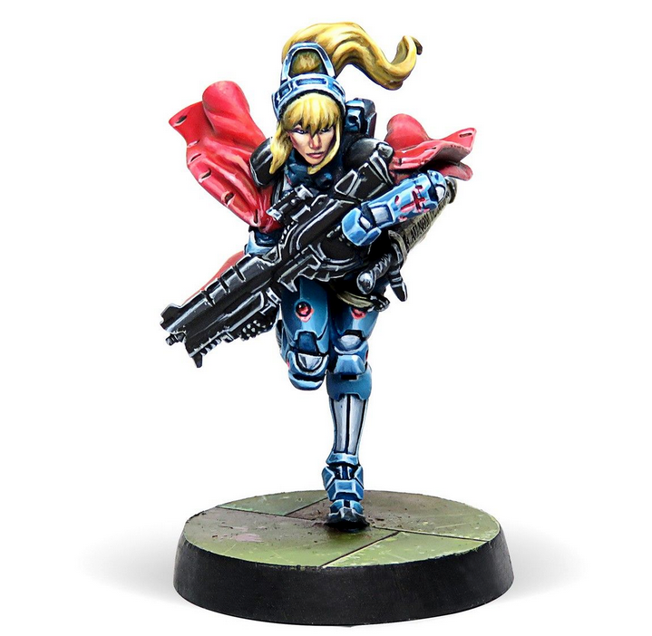 Infinity Essentials: PanOceania Hero, Jeanne d'Arc 2.0 (Mobility Armor)