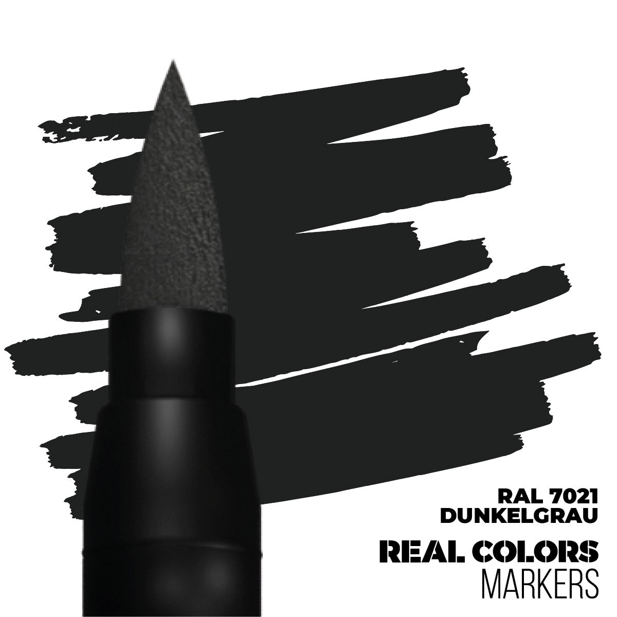 Real Colors Marker: RAL 7021 Dunkelgrau