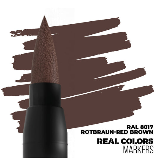 Real Colors Marker: RAL 8017 Rotbraun-red Brown