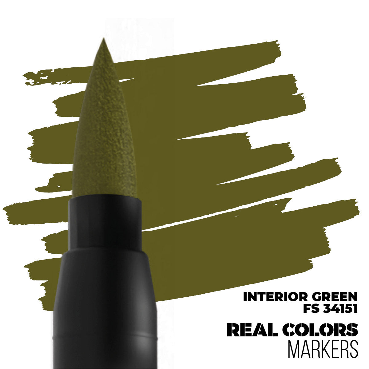 Real Colors Marker: Interior Green FS 34151