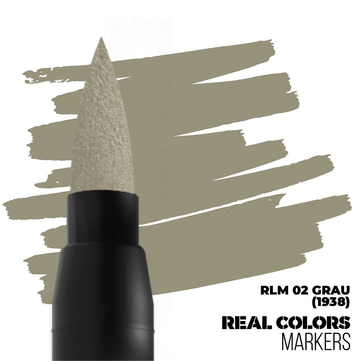 Real Colors Marker: RLM 02 Grau (1938)