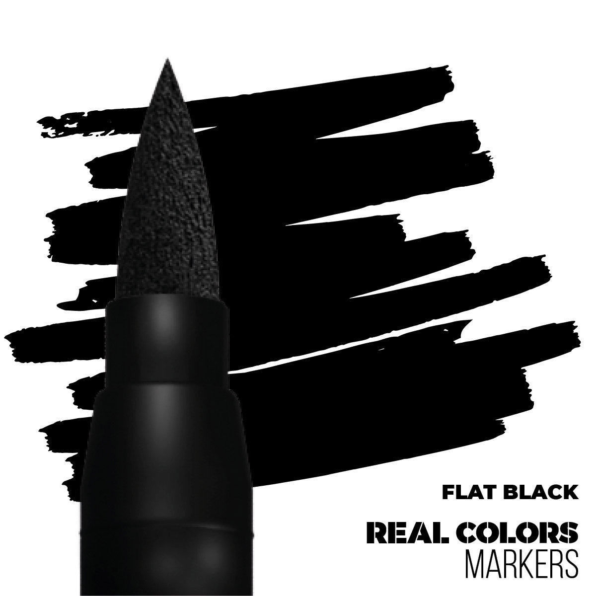 Real Colors Marker: Flat Black