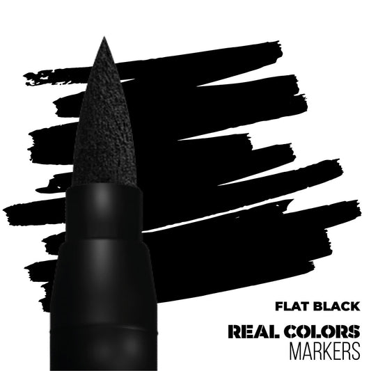 Real Colors Marker: Flat Black