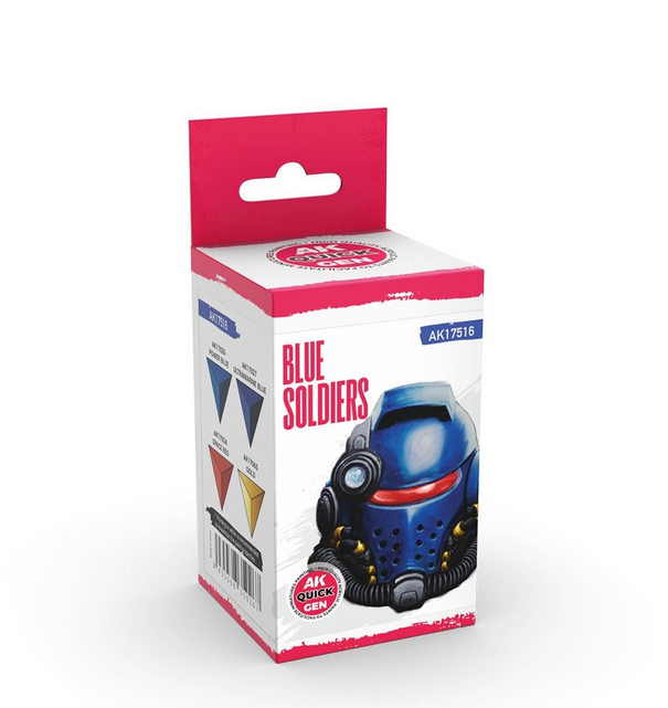 AK Interactive: Quick Gen: Blue Soldiers Set