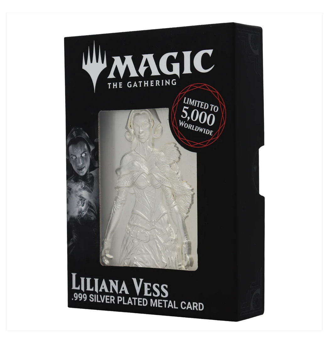 Magic the Gathering Limited Edition .999 Silver Plated Liliana Vess Ingot