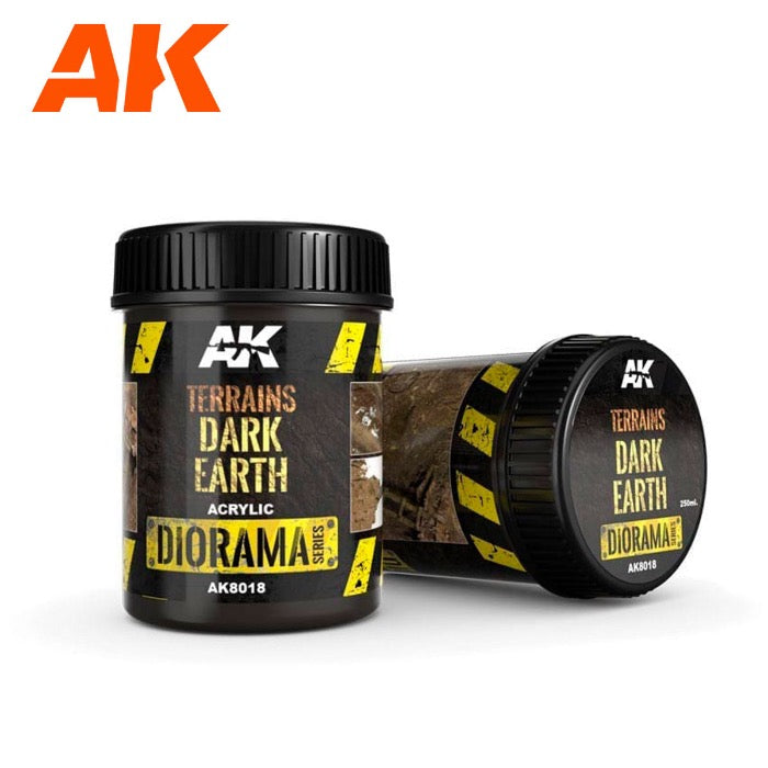 AK Interactive Terrain 250ml - Dark Earth