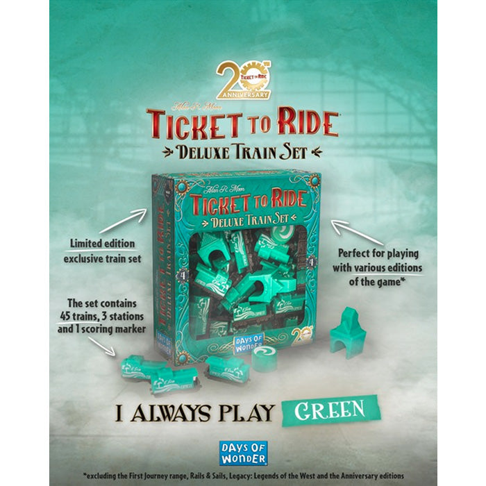 Ticket to Ride 20th Anniversary Deluxe Train Set