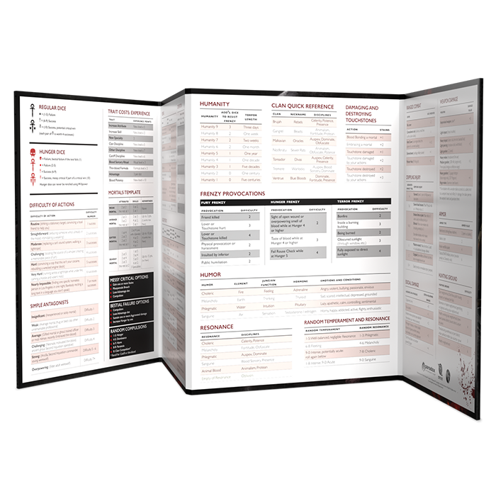 Vampire: The Masquerade 5th Edition RPG: Storyteller's Screen And Toolkit
