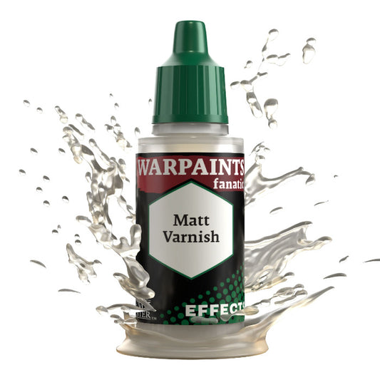 Warpaints Fanatic Effects: Matt Varnish - 18ml