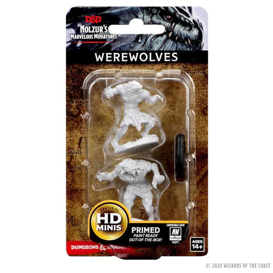 Werewolves: D&D Nolzur's Marvelous Unpainted Miniatures (W4)