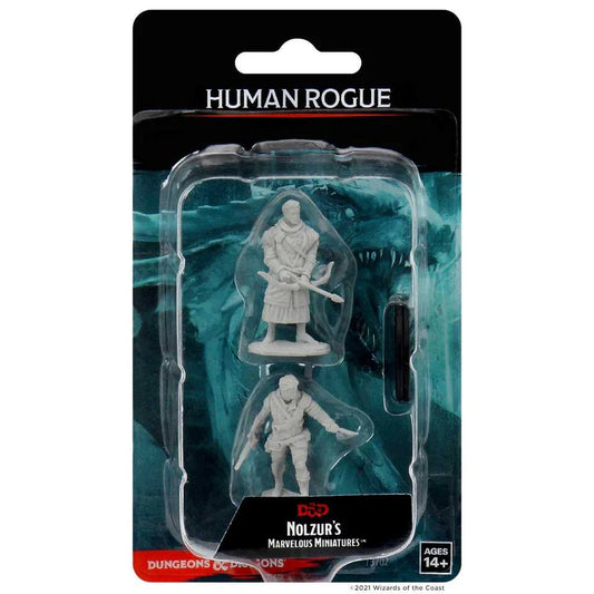 Male Human Rogue: D&D Nolzur's Marvelous Unpainted Miniatures (W9)