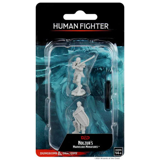 Female Human Fighter: D&D Nolzur's Marvelous Unpainted Miniatures (W9)