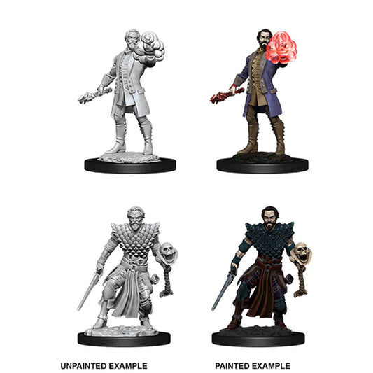 Male Human Warlock: D&D Nolzur's Marvelous Unpainted Miniatures (W10)