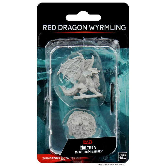 Red Dragon Wyrmling: D&D Nolzur's Marvelous Unpainted Miniatures (W10)