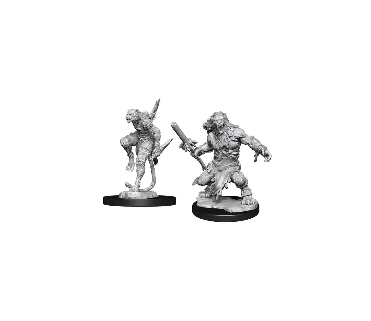 Magic the Gathering Unpainted Miniatures: Wild Nacatls (Fighter, Rogue)