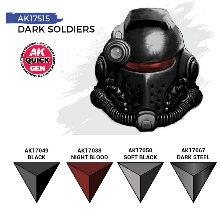 AK Interactive: Quick Gen: Dark Soldiers Set