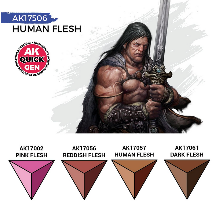 AK Interactive: Quick Gen: Human Flesh Set