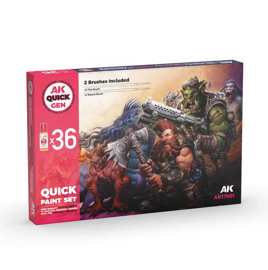 AK Interactive: Quick Gen: Quick Paint Set 36
