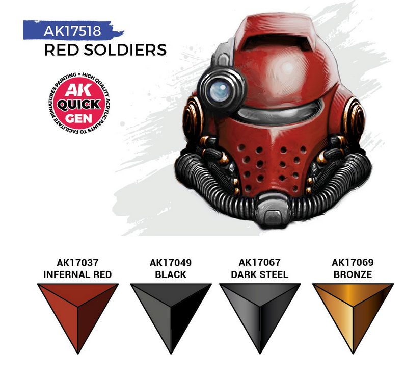 AK Interactive: Quick Gen: Red Soldiers Set