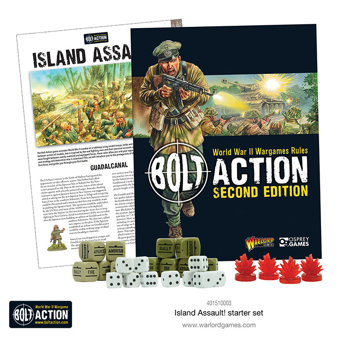 Island Assault! Bolt Action starter set & Free Bolt Action 3rd Ed Mini-Rulebook