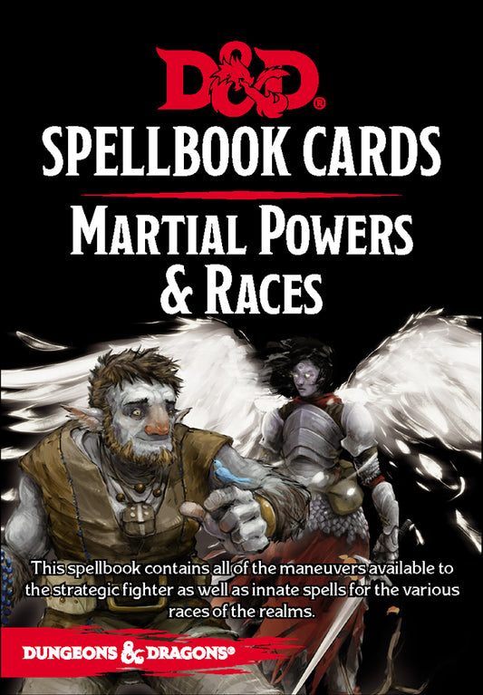 D&D Martial Powers & Races Spellbook Cards