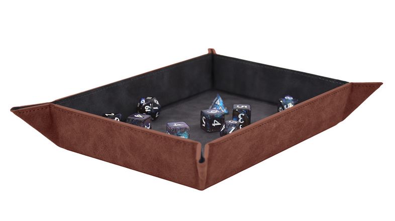 Foldable Dice Rolling Tray - Ruby