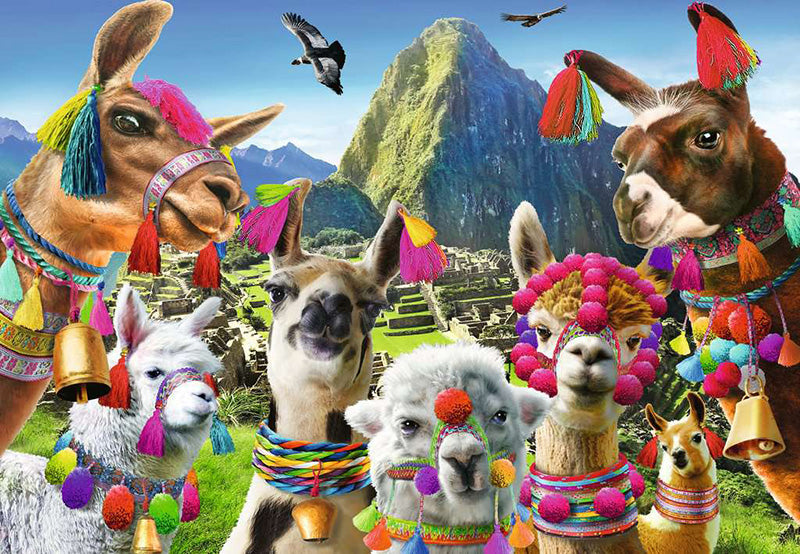Llamas 99-piece Jigsaw Puzzle