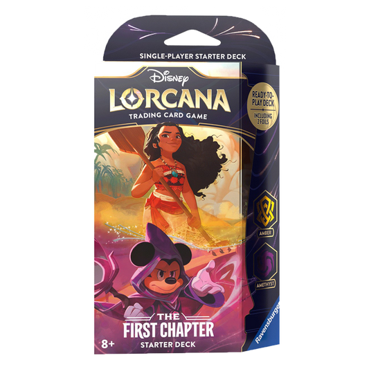 Disney Lorcana Trading Card Game - Starter Deck: Amber & Amethyst