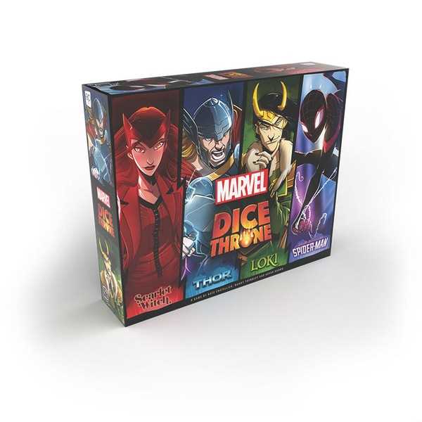Marvel Dice Throne: 4-Hero Box (Scarlet Witch, Thor, Loki, Spider-Man)
