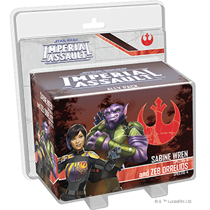 Star Wars Imperial Assault: Sabine Wren and Zeb Orrelios Ally Pack