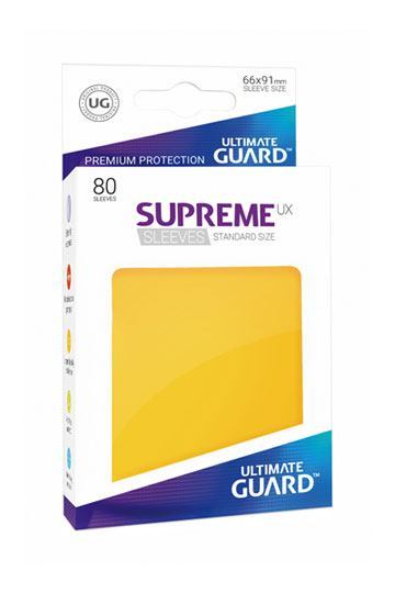 Ultimate Guard Supreme UX Sleeves Standard Size Yellow (80)