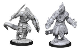D&D Nolzur’s Marvelous Miniatures: Lizardfolk Barbarian & Lizardfolk Cleric