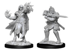 D&D Nolzur’s Marvelous Miniatures: Hobgoblin Fighter Male & Hobgoblin Wizard Female