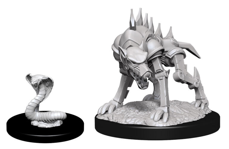 D&D Nolzur’s Marvelous Miniatures: Iron Cobra & Iron Defender