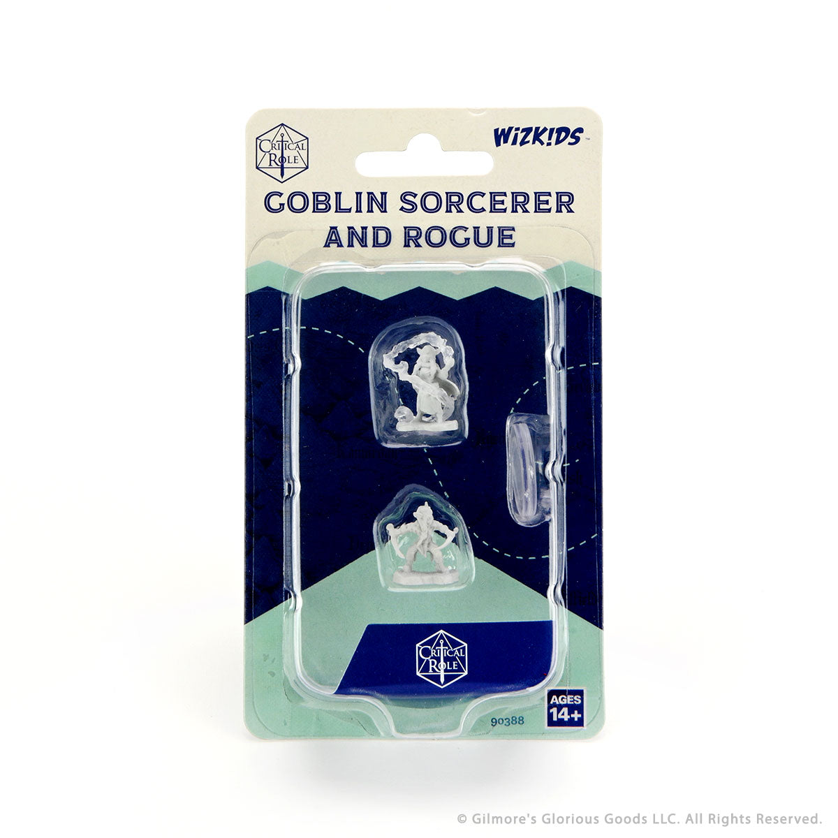 Goblin Sorceror and Rogue Female: Critical Role Unpainted Miniatures (W1)