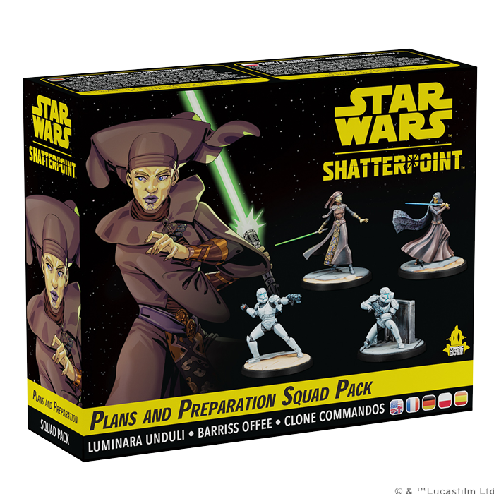 Star Wars Shatterpoint: Plans and Preparations (General Luminara Unduli Squad Pack)