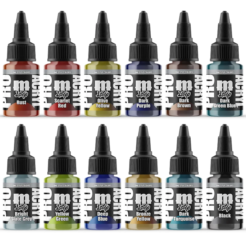 Pro Acryl 1-Step: Paint Set Two - 22ml