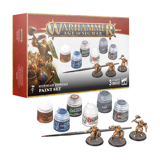 Age of Sigmar Stormcast Eternals & Paint Set