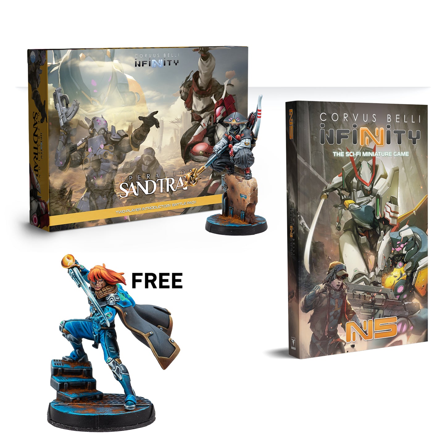 Infinity: Battle Pack Operation Sandtrap Pre-order Bundle