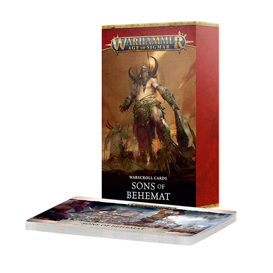 Warscroll Cards: Sons Of Behemat