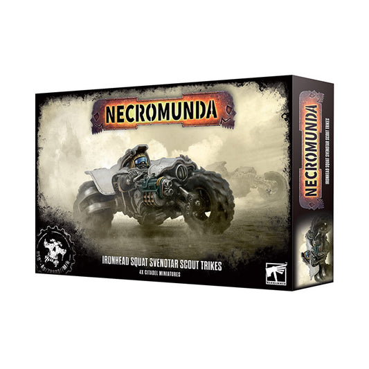 Necromunda Ironhead Squat Svenotar Scout Trikes