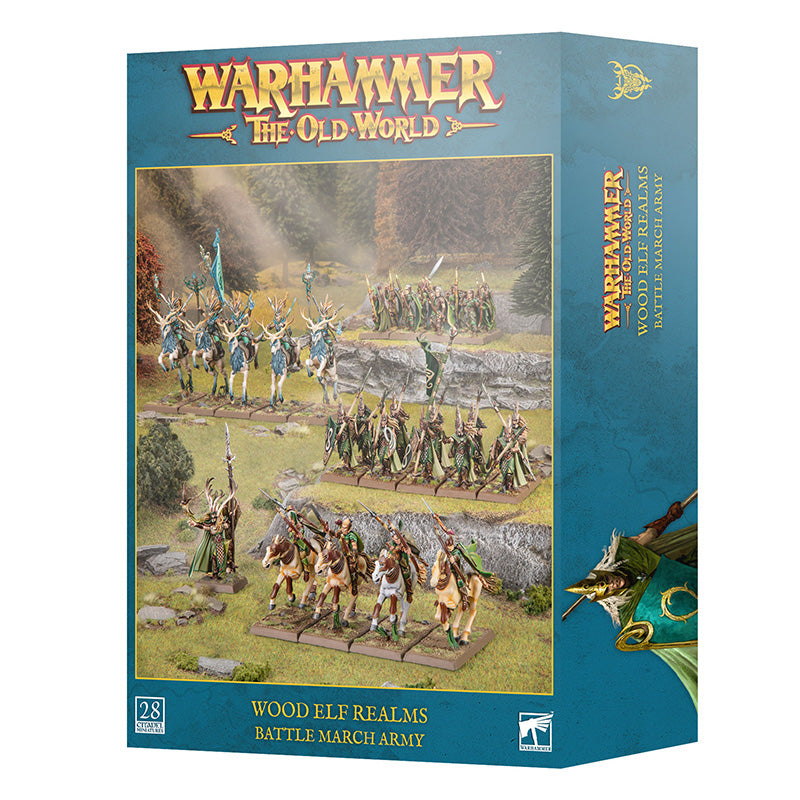 The Old World: Wood Elf Realms: Battle March Army