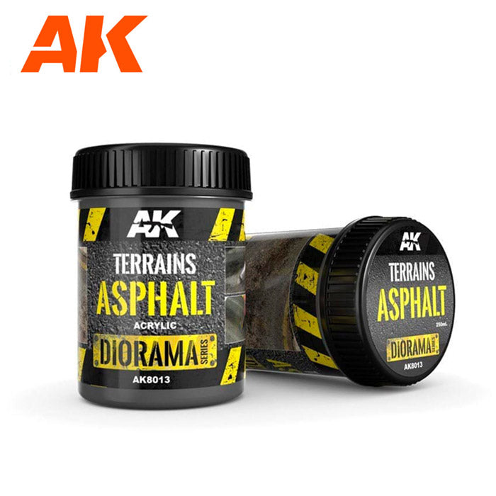 AK Interactive:  Terrains Asphalt 250ml