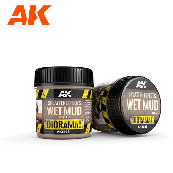 AK Interactive:  Splatter Effects Wet Mud 100ml